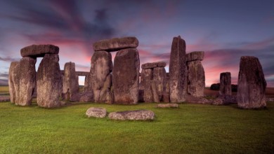 Afbeeldingen van Stonehenge sunset