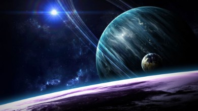 Afbeeldingen van Universe scene with planets stars and galaxies in outer space showing the beauty of space exploration Elements furnished by NASA