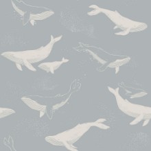 Whales - 6942 wallpaper Boråstapeter