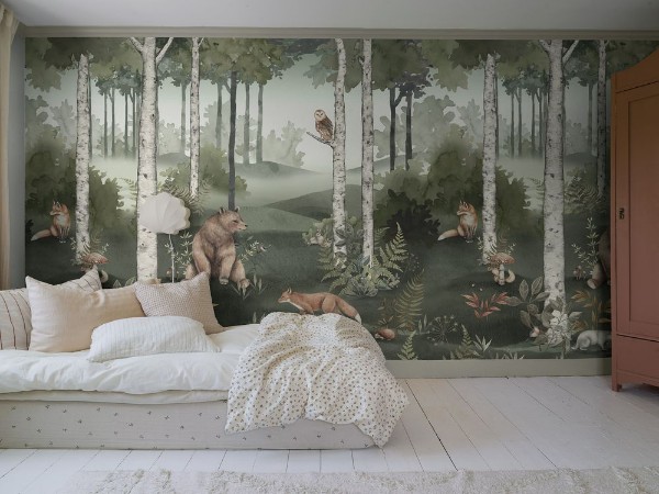 Wild Forest Mural - 6943 wallpaper Boråstapeter