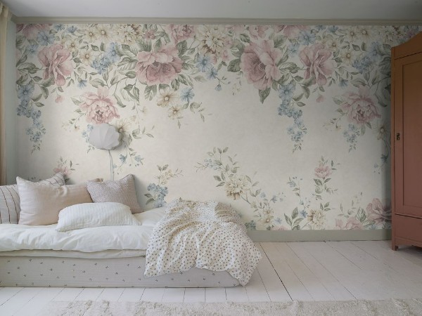 Flower Garden Mural - 6944 wallpaper Boråstapeter
