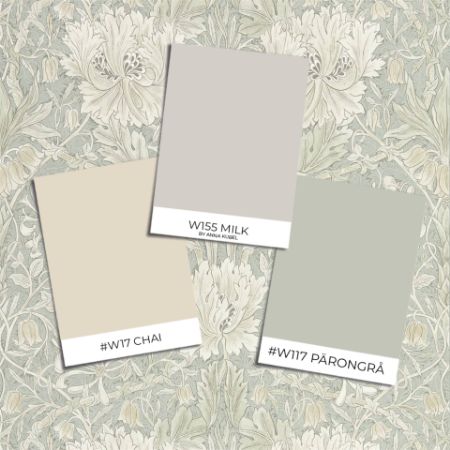 Picture of Farvesammensætning - Pure Honeysuckle & Tulip Grey Blue - DMPN216525 - 00144-01
