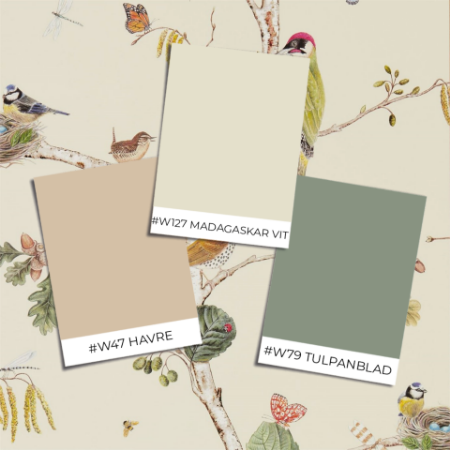 Picture of Farvesammensætning - Woodland Chorus Cream/Multi - DWOW215703 - 00306-01