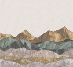 Coloured Mountain - 9465W wallpaper Boråstapeter