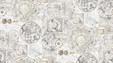 Vintage Star Map - 9550W wallpaper Boråstapeter