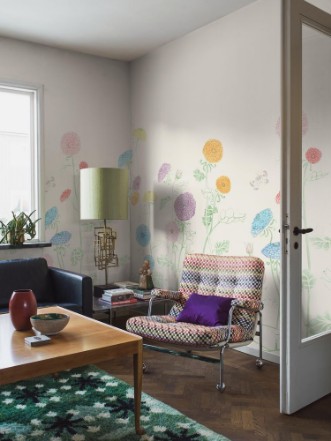 Astrid Wilson Summer Aster - 9564W wallpaper 