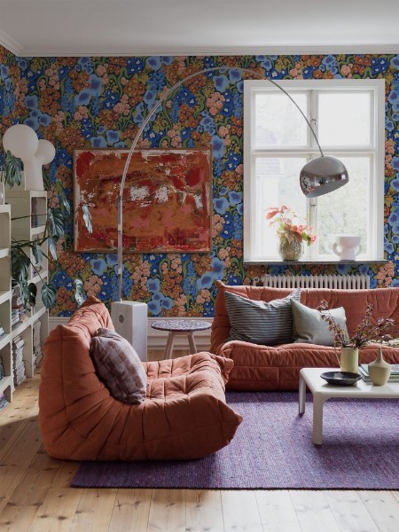 Colorful Flower - 9601W wallpaper Boråstapeter