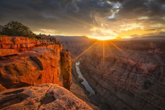 Sunrise Over Grand Canyon - 2188667 photowallpaper Wallpassion