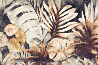 Abstract Palmleaves 2 - 2530882 photowallpaper Wallpassion