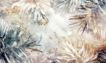 Leaves Floral Art Illustration 2 - 2792249 photowallpaper Wallpassion