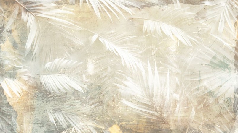 Leaves Floral Art Illustration 4 - 2792250 photowallpaper Wallpassion