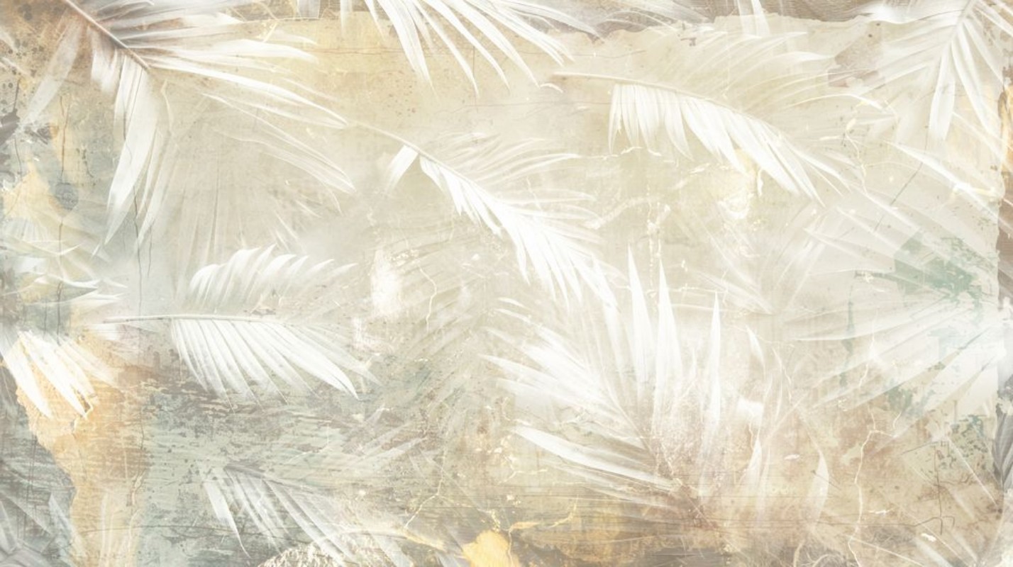 Leaves Floral Art Illustration 4 - 2792250 photowallpaper Wallpassion