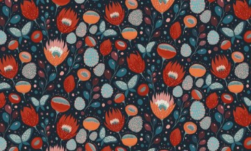 Painterly Floral Fantasy - 2947631 photowallpaper Wallpassion