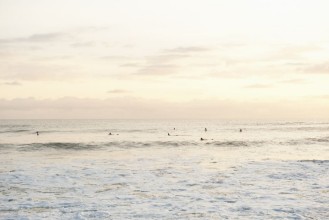 Swimming in Santa Teresa on Costa Rica - f1391919 photowallpaper Wallpassion