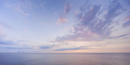Silent View of Öresund Bridge - f1901145 photowallpaper Wallpassion