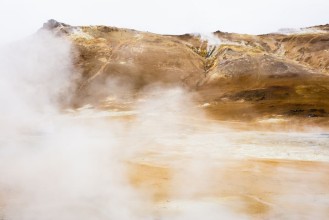 Hot Springs of Námafjall - f1901261 photowallpaper Wallpassion