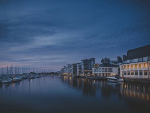 Helsingborg Harbour - f2100004 photowallpaper Wallpassion