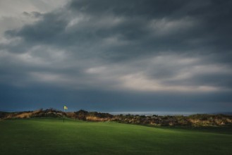Golf Course in Lofoten - f2100011 photowallpaper Wallpassion
