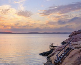 Evening Light in Lysekil - f2350021 photowallpaper Wallpassion