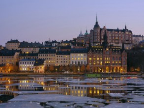 Winter View of Stockholm - f2350093 photowallpaper Wallpassion