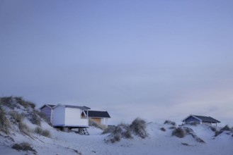 Cabana at Beach in Skane - f5450315 photowallpaper Wallpassion