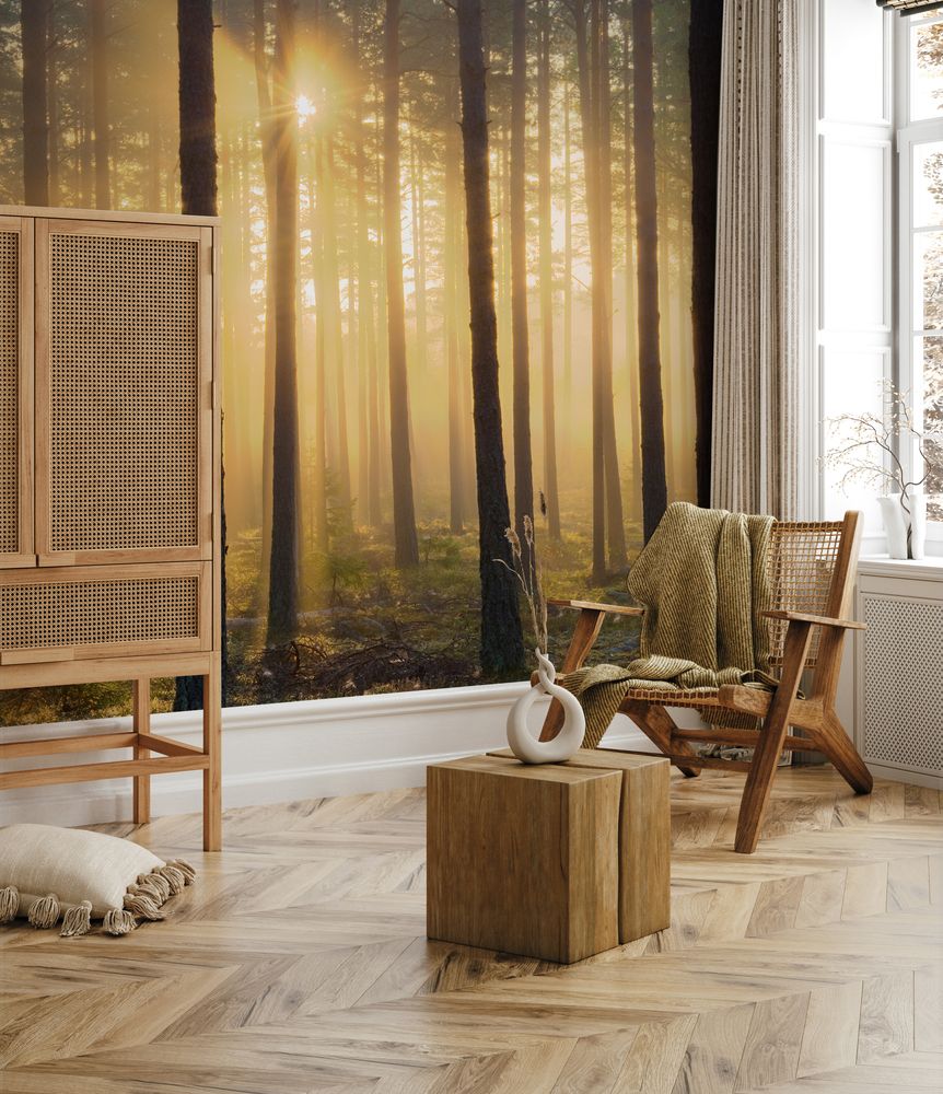 Yellow Forest - f5510134 photowallpaper Wallpassion