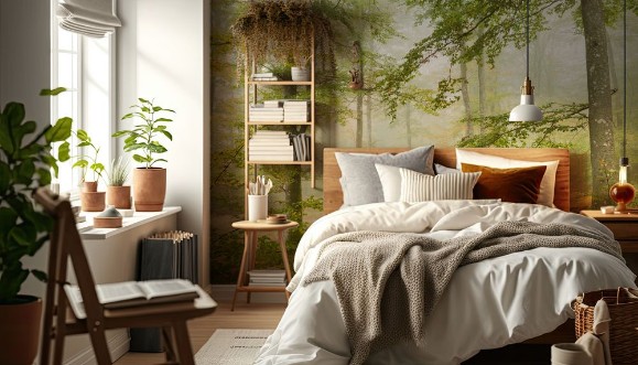 Silent Morning in the Forest photowallpaper Wallpassion