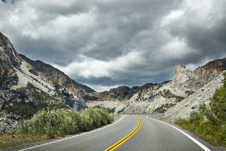 Highway in California photowallpaper Wallpassion