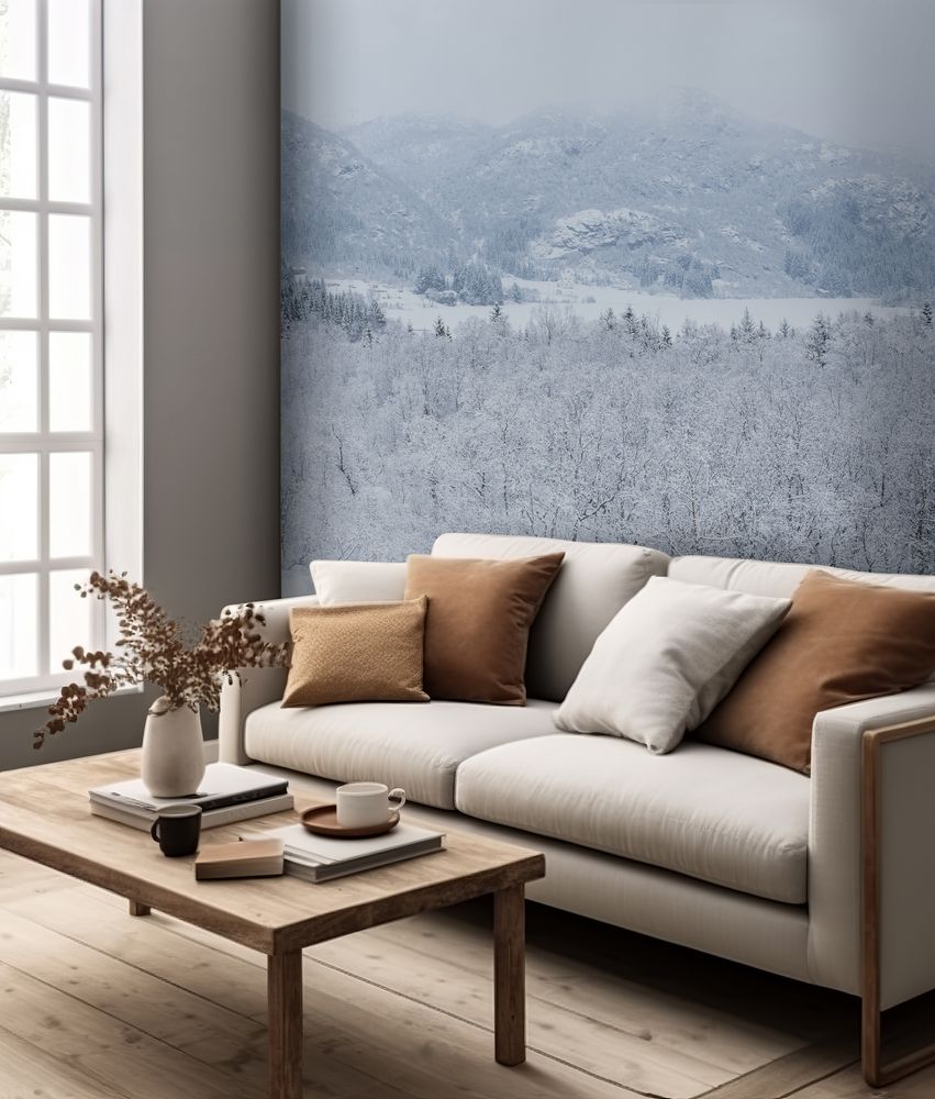 Lofoten in Winter photowallpaper Wallpassion