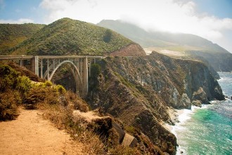 Bixby Creek Bridge in Big Sur photowallpaper Wallpassion