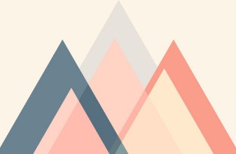 Arty Triangles photowallpaper Wallpassion