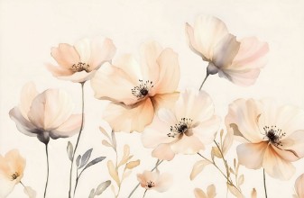 Sunny flowers photowallpaper Wallpassion