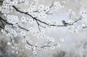 Spring branches photowallpaper Wallpassion