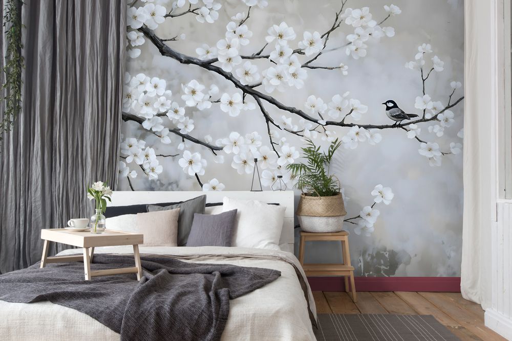 Spring branches photowallpaper Wallpassion