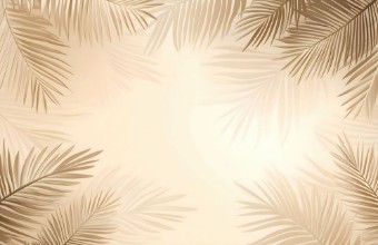 Golden palms photowallpaper Wallpassion