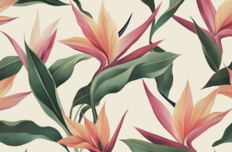 Parrot flower photowallpaper Wallpassion