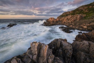 Dramatic Coastline of Kullaberg photowallpaper Wallpassion