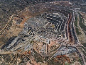 Mine in Aragon photowallpaper Wallpassion