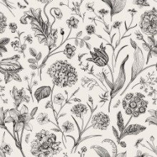 Vintage Floral Pattern photowallpaper Wallpassion