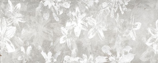 Flowers on the Old White Wall photowallpaper Wallpassion