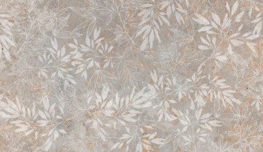 Leaves against Cement Wall photowallpaper Wallpassion