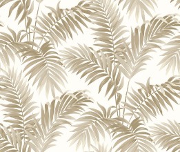 Vintage Pattern with Palm Leaves photowallpaper Wallpassion