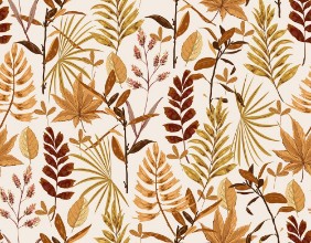 Autumn Hand Drawn Leaves photowallpaper Wallpassion
