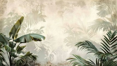 Jungle in Sepia photowallpaper Wallpassion