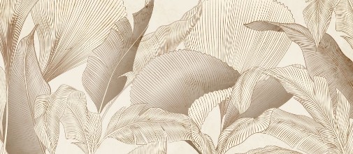 Light Tropical Leaves photowallpaper Wallpassion