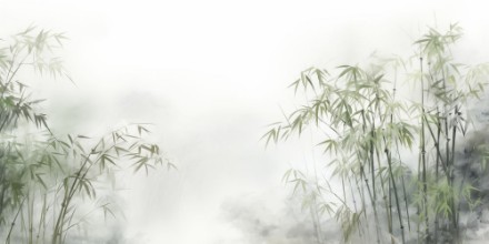 Misty Bamboo photowallpaper Wallpassion