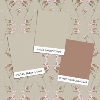 Pink Bells in Beige - 1033901-01 wallpaper 