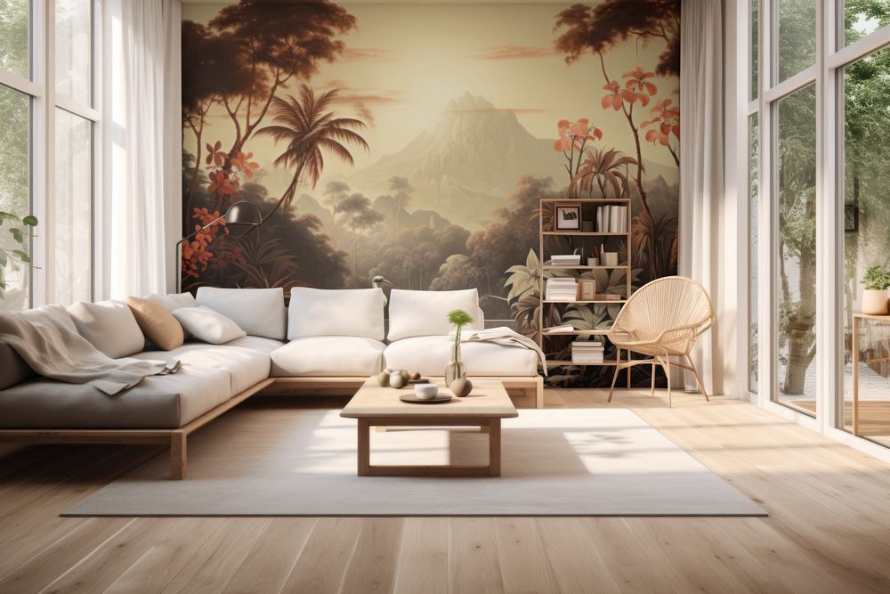 Evening Light in the Jungel photowallpaper 