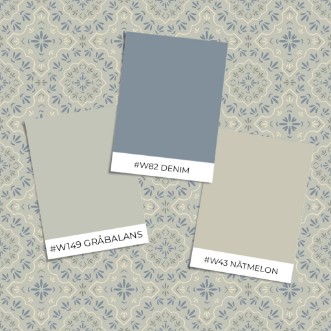 Adara Tile Pear Gray and Blue - 1036301-03 wallpaper Wallpassion