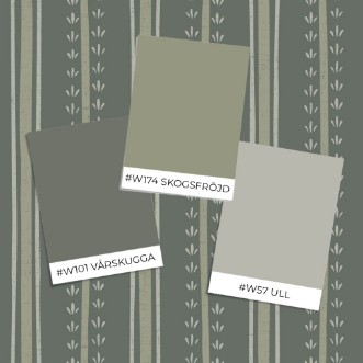 Astoria Stripe Dark green - 1036501-02 wallpaper Wallpassion